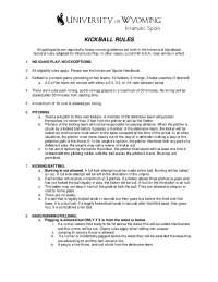 Intramural Kickball Rules: Gameplay, Eligibility, and Fouls