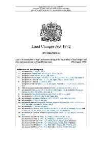 Land Charges Act 1972