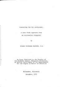 Counseling the Shy Adolescent: A Case Study Approach from ...