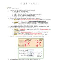 EXAM 1 STUDY GUIDE Chapters 1-3 | Study Guides, Projects, Research ...