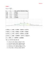 Calculating Probability Distributions for Clothing Sizes: A Practical Example - Prof. Nguy