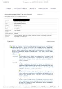 Estudos Disciplinares VII - I