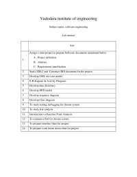 Project of software engineering