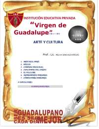 Contenidos de Arte y Cultura en una Institución Educativa Privada