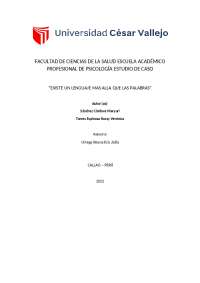 informe de psicopatologia