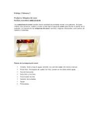 Exámenes sobre Máquinas de Coser: Partes y Funcionamiento