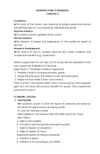 Introduction to Business 2