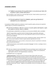Esempio domande d'esame di teoria dell'argomentazione di Adelino Cattani