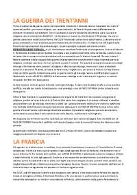 Guerra dei trent'anni riassunto | Schemi e mappe concettuali di Storia ...