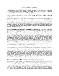 Principles and laws of learning