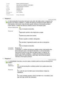 Análise das Demonstrações Financeiras