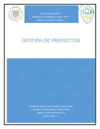 Gestión de Proyectos II: Guía para la Planificación y Ejecución de Proyectos - Prof. María