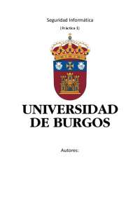 Seguridad Informática: Práctica 1 - Control de Accesos en Sistemas UNIX