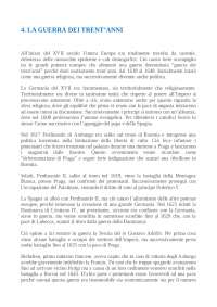 Guerra dei 30 anni per storia moderna | Schemi e mappe concettuali di ...