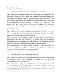 Latihan 1 Mikrobiologi Pangan