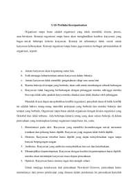 The Answer of Final exam Organizational Behavior.