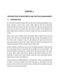 Company's different investment