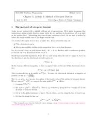 Chapter 3, Lecture 3: Method of Steepest Descent | Study notes Linear ...
