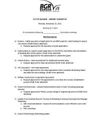 Bangor International Airport: Lease Agreement and Indemnification for Hazardous Materials