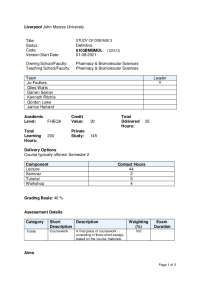 Disease Study 3: Renal & Respiratory Systems and Lab Methods