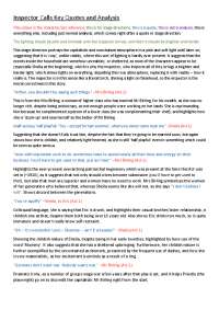 Inspector Calls Key Quotes and Analysis