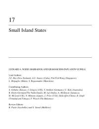 Vulnerability of Small Island States to Climate Change: Common Features and Consequences