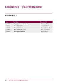 Conference – Full Programme
