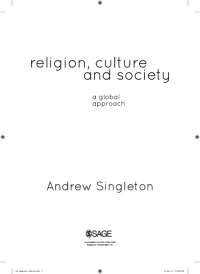 Understanding Religion and Spirituality: Definitions and Social Scientific Approaches