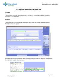 MRI – Meditech Incomplete Record Guide | Slides Medical Records | Docsity