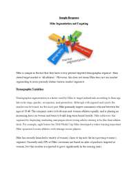 Nike's Segmentation and Targeting Strategies