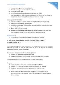 Criminal Law: Unlawful Act Manslaughter and Fatal Assault