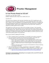 Preparing for the Transition to ICD-10-CM: A Gastroenterology and Hepatology Perspective