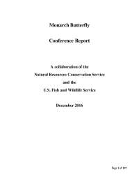 Minimizing Disruption to Monarch Habitat: Balancing Short-Term and Long-Term Goals