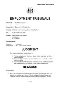 Breach of Contract and Unlawful Harassment: A Case Study