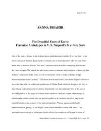 Feminine Archetypes in VS Naipaul's In a Free State