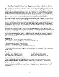 Exploring the Role of God's Mercy in the Mass: A Guide for Preachers and Worshippers