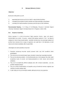 Enzymes in Organic Synthesis: Advantages, Uses, and Applications