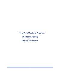 29-I Billing Manual Version 2022-2