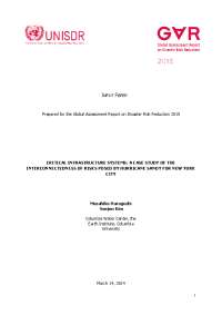 Impact of Hurricane Sandy on Critical Infrastructure Interdependence in New York City