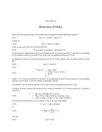 Finding Linearly Independent Solutions of 2nd Order Homogeneous Differential Equations