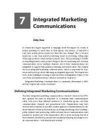 7 Integrated Marketing Communications