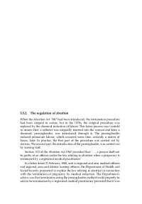 The Role of Nursing Staff in Abortion Procedures: A Legal Perspective
