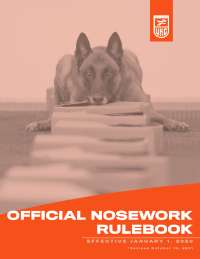 UKC Nosework Rulebook and Regulations