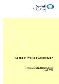 Competency-based Approach to Dental Professional Indemnity and Scope of Practice