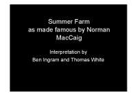 Analysis of 'Summer Farm' Poem: Metaphysical Exploration of Self and Reality