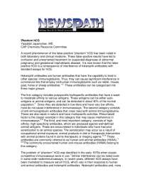 Interference of Heterophil Antibodies in hCG Immunoassays: Causes, Consequences, Solutions