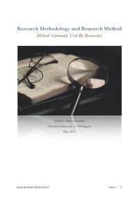 Research Methodology-A2