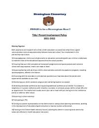 Parent Involvement Policy: Boosting Home-School Partnership for Student Success
