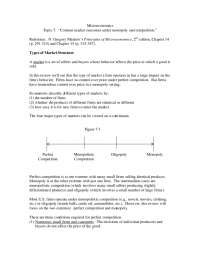 Understanding Market Structures: Perfect Competition vs. Monopoly