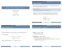 Lecture 6: Expected Value, Variance, and Covariance of Random Variables